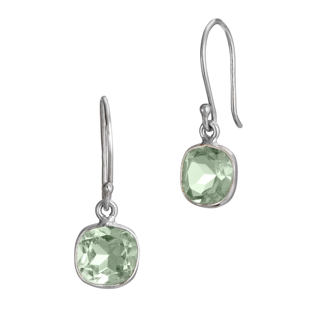 Buy ๐ Savvy Cie Jewels ๐ฉ women Sterling Silver Green Amethyst 3.00 carat french wire earrings ๐ 3 Buy ๐ Savvy Cie Jewels ๐ฉ women Sterling Silver Green Amethyst 3.00 carat french wire earrings ๐