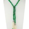 Cheap ⭐ Savvy Cie Jewels 👩 women 48" Green Agate And Cultured Pearl Tassel Necklace Embelished With Cz Stations 🎁 -Outlet Savvy Cie Jewels Store 0d6ae4eed9e9402dbe0f41bfd5150d7c 1080x