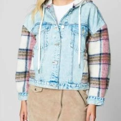 Best Pirce 🎁 Blanknyc 👩 women Starflower Jacket in Plaid / Denim ✨ -Outlet Savvy Cie Jewels Store 0d7fe7cd4c5c4329bcc2e42a97ab510f 7603fa6b 87c5 409b 82f3 dae3464df126 1080x