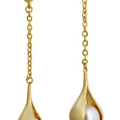 Top 10 🥰 Savvy Cie Jewels 👩 women Vermeil Faux Pearl Drop 🧨