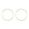 Hot Sale 🧨 Savvy Cie Jewels 👩 women 18K Gold Vermeil 58Mm Large Tube Hoop Earrings 🥰
