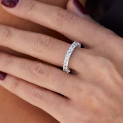 Flash Sale ✔️ Savvy Cie Jewels 👩 women Sterling Silver 3.50 Tcw Cz Eternity Band 👍 -Outlet Savvy Cie Jewels Store 49b540995f88440b9f810d4e328449bd 1080x