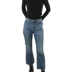 Hot Sale 😍 [BLANKNYC] 👩 Womens Denim Whisker Wash Flare 👖 Jeans ❤️