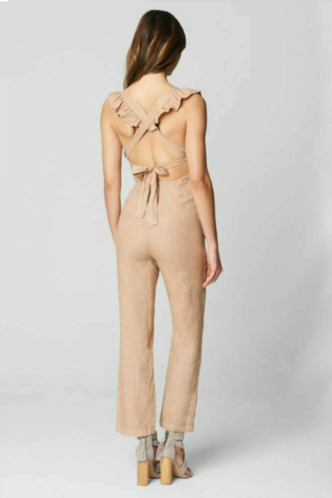 Hot Sale 💯 Blanknyc 👩 women Going Steady Jumpsuit in Tan ⌛ 4 Hot Sale 💯 Blanknyc 👩 women Going Steady Jumpsuit in Tan ⌛ - Image 2