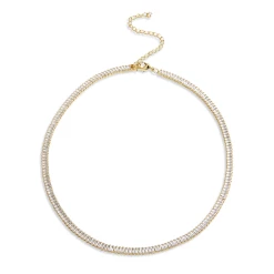 Best deal ๐ Savvy Cie Jewels ๐ฉ women Gold Baguette Chocker ๐
