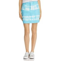 Budget 🤩 [BLANKNYC] 👩 Womens Tie-Dye Short Denim 👗 Skirt 😀