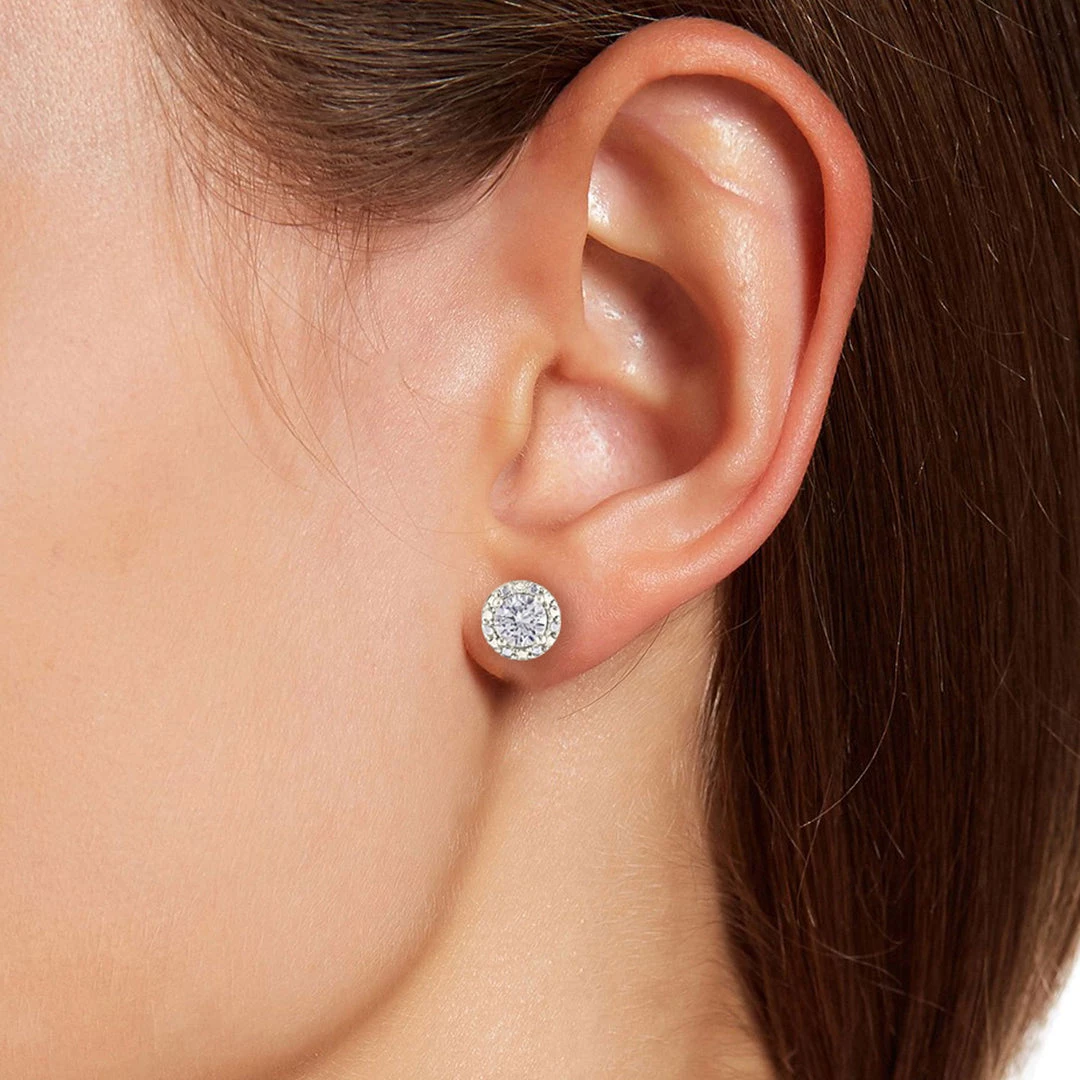 Best Sale ๐ Savvy Cie Jewels ๐ฉ women Ss 925 0.10Ctw Diamond And White Sapphire Earrings โค๏ธ 4 Best Sale ๐ Savvy Cie Jewels ๐ฉ women Ss 925 0.10Ctw Diamond And White Sapphire Earrings โค๏ธ - Image 2