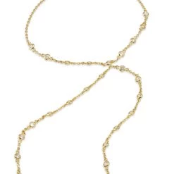 Wholesale 🥰 Savvy Cie Jewels 👩 women Gold Double toe anklet 🤩