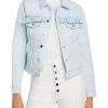 Best Pirce 🛒 [BLANKNYC] 👩 Womens Lightwash Short Denim Jacket 🔥
