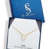 Flash Sale ⌛ Savvy Cie Jewels 👩 women Vermeil Birthstone Necklace 👏