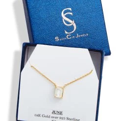 Flash Sale โ Savvy Cie Jewels ๐ฉ women Vermeil Birthstone Necklace ๐