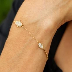 Deals 🔥 Savvy Cie Jewels 👩 women 18K Gold Vermeil White Cz Hamsa Pull Bracelet 🎁 -Outlet Savvy Cie Jewels Store 8aa10eade5d44cf79f04777ab0942939 64044c1e 09e3 4e4c a5a2 5428ac16b5dc 1080x