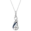 Wholesale 🎉 Savvy Cie Jewels 👩 women Blue Diamond Sterling Drop Nk 🎁