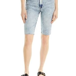Wholesale ⌛ [BLANKNYC] The Leonard 👩 Womens Denim Light Wash Bermuda Shorts 😀