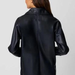 Promo 👏 Blanknyc 👩 women Vegan Leather 👚 Shirt Jacket in Good Cal 🥰