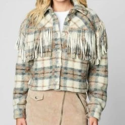 Top 10 🔔 Blanknyc 👩 women Take Note Fringe Jacket in Plaid & Fringe 🛒 -Outlet Savvy Cie Jewels Store a20c02c085064a08acf038b0d7f5c887 1080x