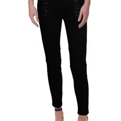 Budget 🧨 [BLANKNYC] Crybaby 👩 Womens High Waist Lace-Up Skinny 👖 Jeans 💯