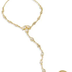 Cheapest 🥰 Savvy Cie Jewels 👩 women 18K platedAdjustable ring/brac 😀