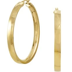 Hot Sale 👏 Savvy Cie Jewels 👩 women 2" Wide Fashion Hoop 👍