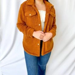 Best Pirce ✨ Blanknyc 👩 women Sherpa Stick Jacket in Brown ✨