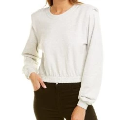 Hot Sale โ๏ธ women Blank NYC Icicle Sweatshirt ๐